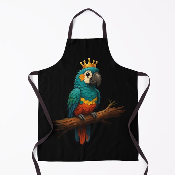Item preview, Cute Parrot King Design designed and sold by sks-ai-artist.
