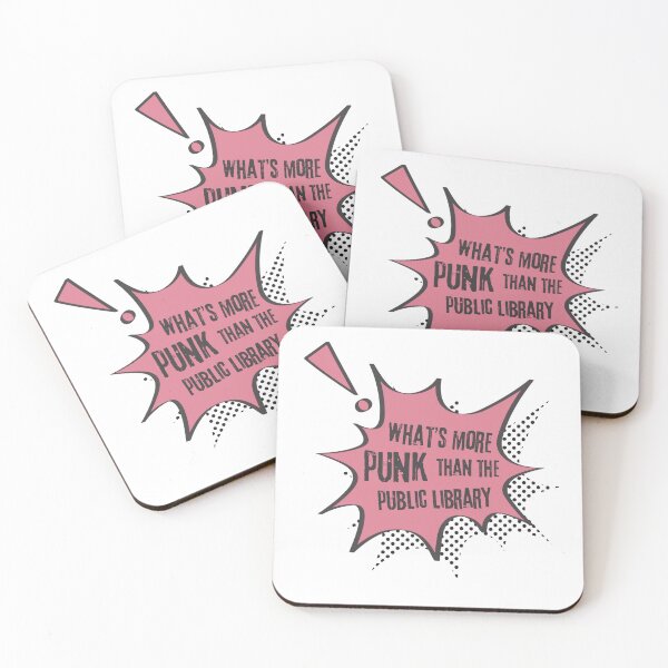 Item preview, what's more punk than the public library (pink) designed and sold by zlivy.