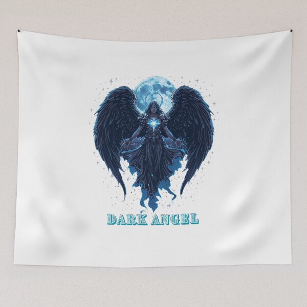 Item preview, Dark Angel – Celestial Guardian of the Moon   designed and sold by Lantern Light Apparel .