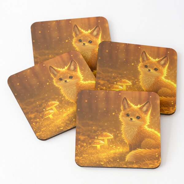 Item preview, Cute Fox in Golden Forest designed and sold by solvieraa.