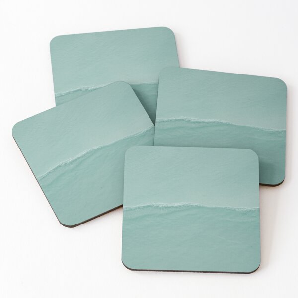 Item preview, Gentle Seafoam Wave - Soft Turquoise Ocean Shore Abstract Art designed and sold by Midnight Veil Designs.