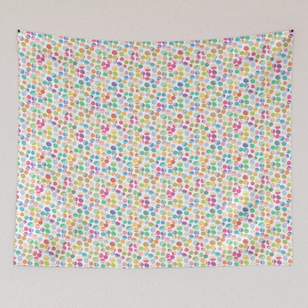Item preview, Colorful Rainbow Watercolor Dots Pattern - Dopamine Decor designed and sold by Little by Little - Everything is Possible.