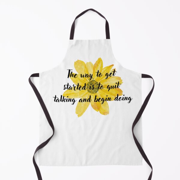 Item preview, Sunflower Motivational Quote - Quit Talking Begin Doing designed and sold by The Daily Progress.