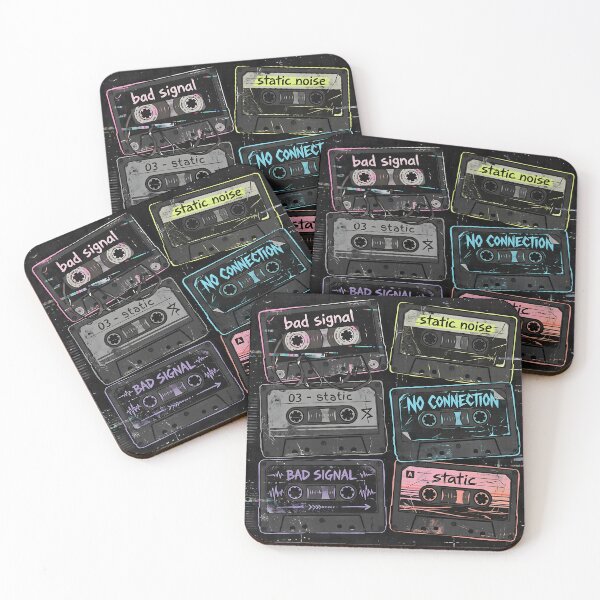 Item preview, Static Noise Glitch Tapes designed and sold by ZETORA Studio.