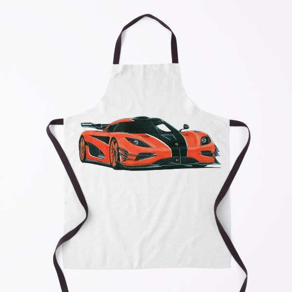 Item preview, Exclusive drawing legendary orange limited-production hypercar Swedish Agera One 5.0L twin-turbocharged V8 engine designed and sold by Cars23.