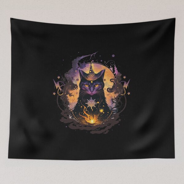 Item preview, Gothic Black Cat Vintage Design designed and sold by stylboutique.