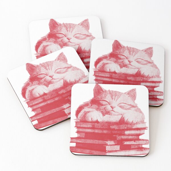 Item preview, Cat Sleeping on Books designed and sold by kinpirks.