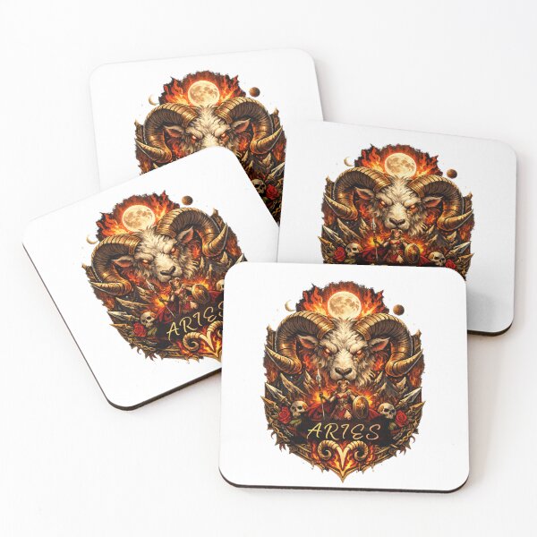 Item preview, Mystical Aries Zodiac Emblem designed and sold by Lantern Light Apparel .