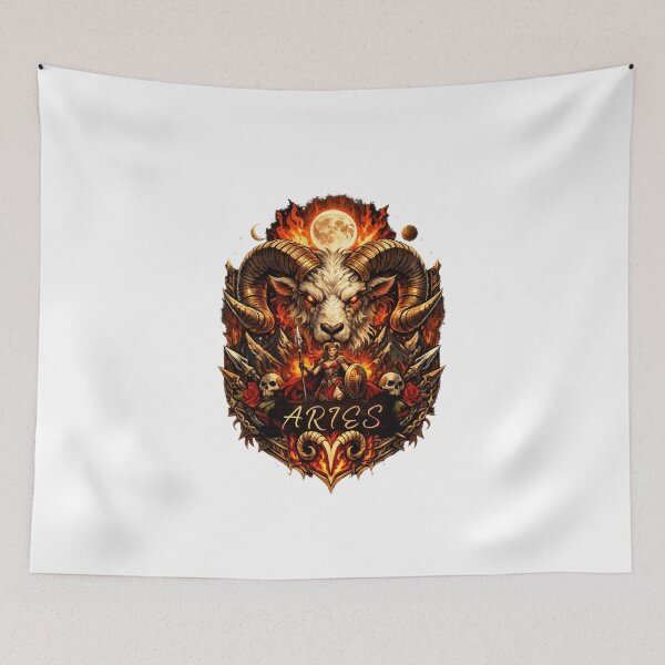 Item preview, Mystical Aries Zodiac Emblem designed and sold by Lantern Light Apparel .