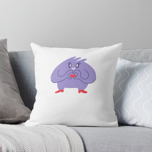 Item preview, Cute Kawaii Purple Monster with Love Heart Illustration designed and sold by meri3465.