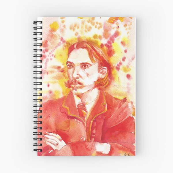 Item preview, ROBERT LOUIS STEVENSON - watercolor portrait.3 designed and sold by lautir.