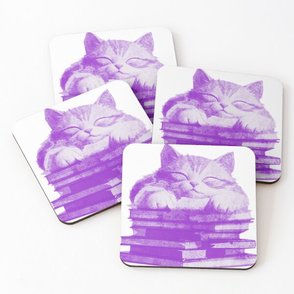 Item preview, Cat Sleeping on Books designed and sold by kinpirks.