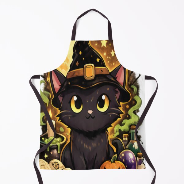 Item preview, Chaos Cute Black Cat – Master of Mischief Funny Halloween Witch Cat Design designed and sold by CatLovers Studio.