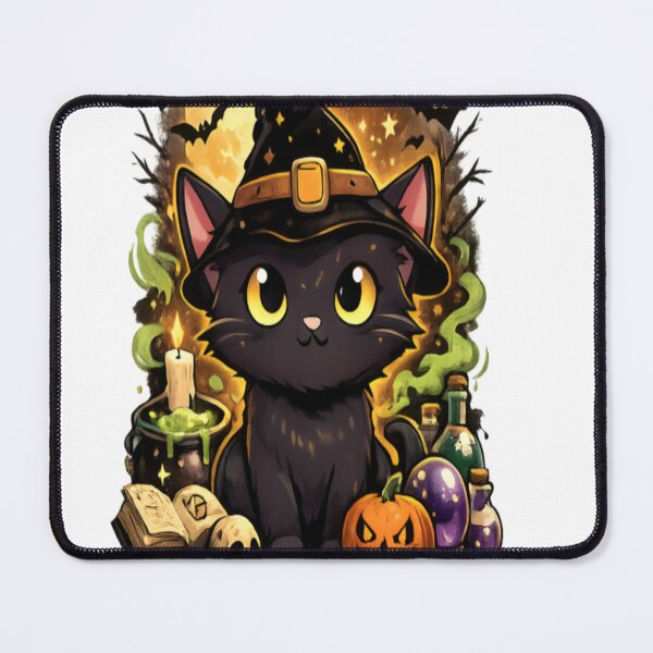 Item preview, Chaos  Cute Black Cat – Master of Mischief Funny Halloween Witch Cat Design designed and sold by CatLovers Studio.