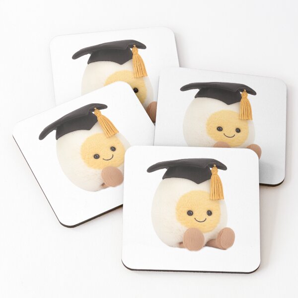 Item preview, Amuseable Boiled Egg Graduation designed and sold by DecalRush.