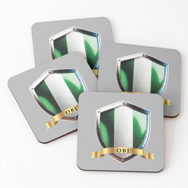 Item preview, Obi Nigeria Heritage Emblem Shield designed and sold by Highlandkings.