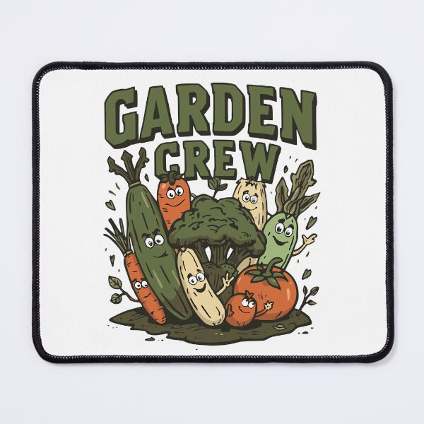 Item preview, vegetable crew playful garden humor illustration designed and sold by ArtDesignTp.