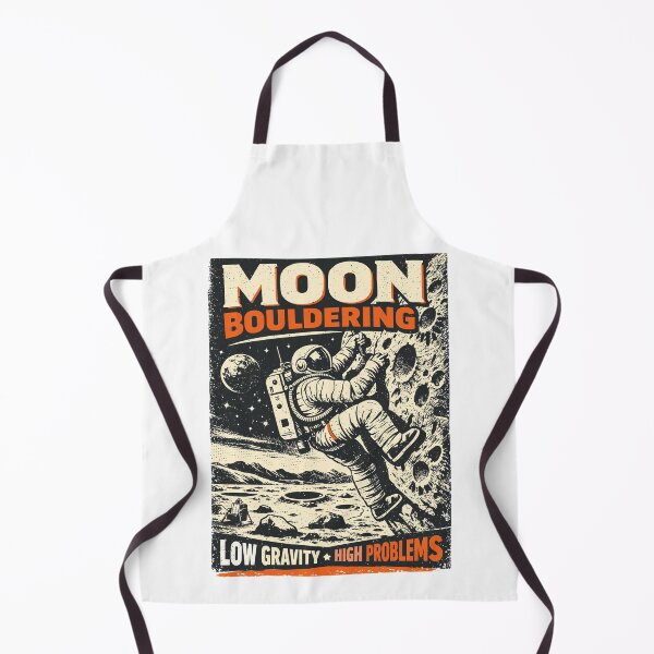 Item preview, Moon Bouldering: Vintage Astronaut Climbing Design designed and sold by Pineapple-Tree.