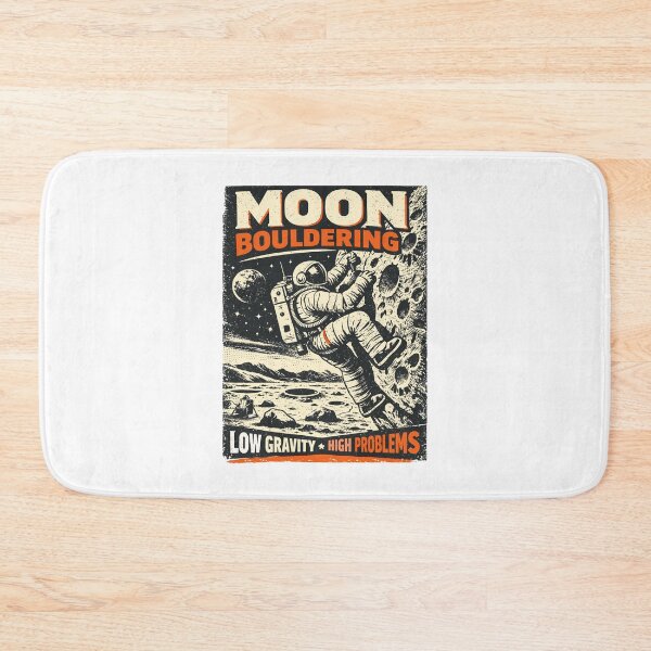 Item preview, Moon Bouldering: Vintage Astronaut Climbing Design designed and sold by Pineapple-Tree.