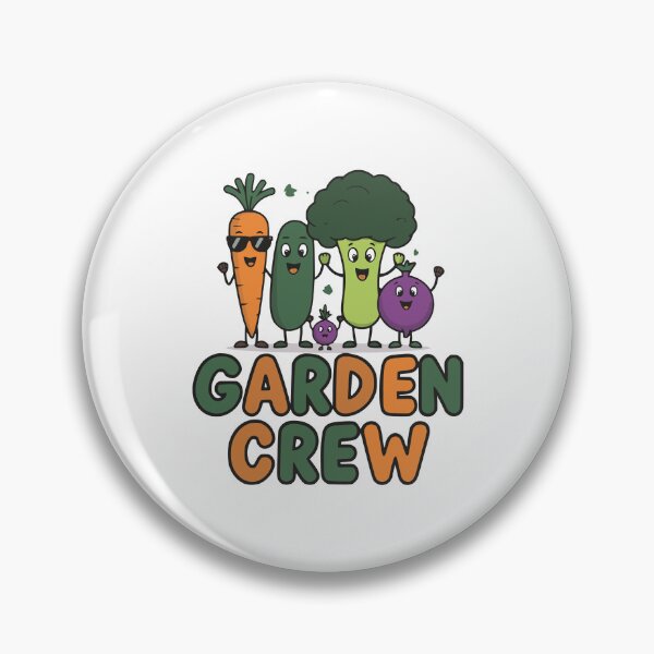 Item preview, garden crew funny vegetables for garden lovers designed and sold by ArtDesignTp.