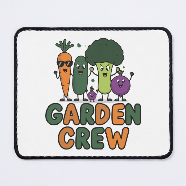 Item preview, garden crew funny vegetables for garden lovers designed and sold by ArtDesignTp.
