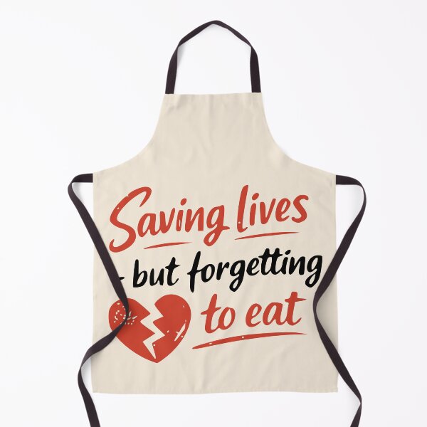 Item preview, Saving Lives but Forgetting to Eat – Nurse Humor – Nurse Insider Joke Funny Quote Sticker – Coffee Lover Humor Design, Chaos Life Aesthetic, Work Hustle Energy Gift designed and sold by VectorJoy.
