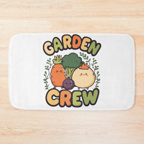 Item preview, cute garden crew vegetable characters art designed and sold by ArtDesignTp.
