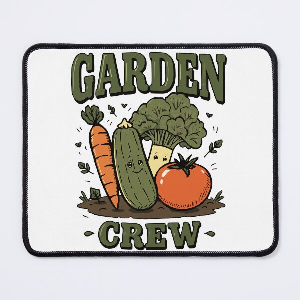 Item preview, playful garden crew vegetable humor design designed and sold by ArtDesignTp.