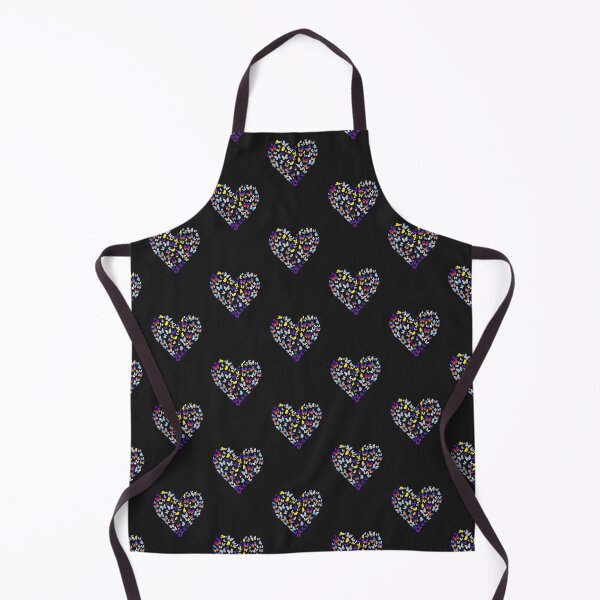 Item preview, Multicoloured butterfly design in a heart shape designed and sold by lucyinspace.
