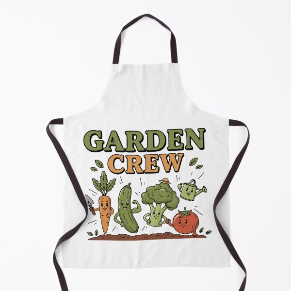Item preview, funny garden crew veggie friends illustration designed and sold by ArtDesignTp.