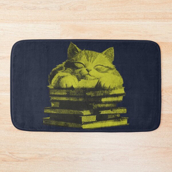 Item preview, Cat Sleeping on Books designed and sold by kinpirks.