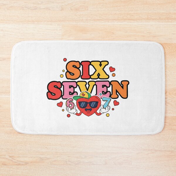 Item preview, sarcastic six seven heart meme funny bro design designed and sold by ArtDesignTp.