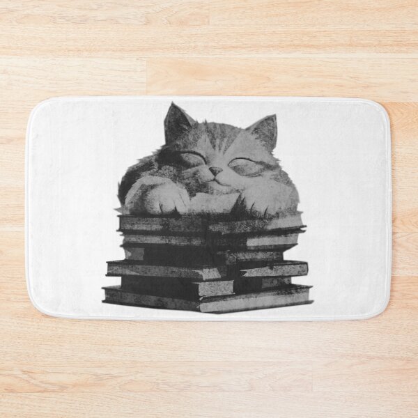 Item preview, Cat Sleeping on Books designed and sold by kinpirks.