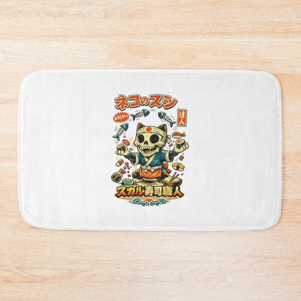 Item preview, Cat Skull Sushi Master designed and sold by LuveraxArt.