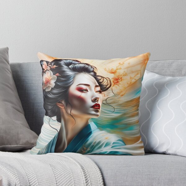 Item preview, Geisha dreaming, abstract fantasy sunset   designed and sold by Coolparrotgirl.