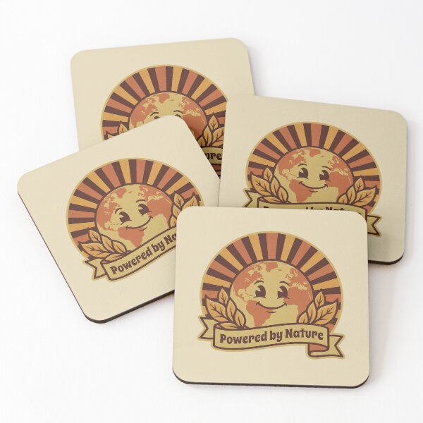 Item preview, Powered by Nature, Sunshine Earth Mascot   designed and sold by Savage Dreams.
