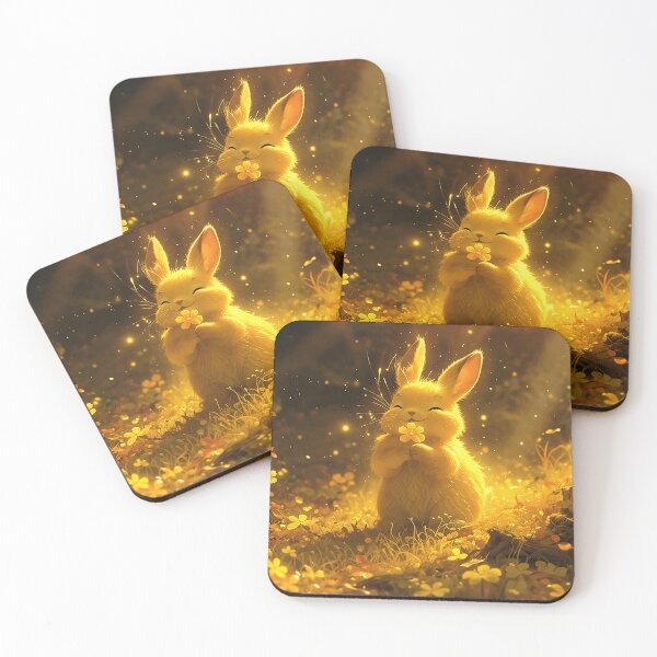 Item preview, Glowing Bunny in Forest designed and sold by solvieraa.