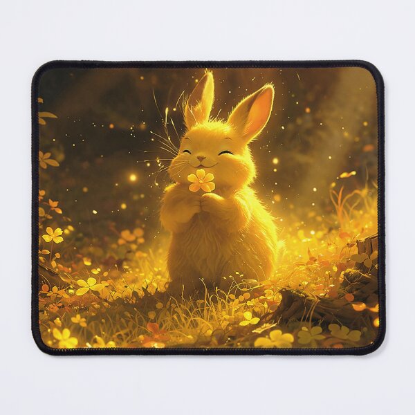 Item preview, Glowing Bunny in Forest designed and sold by solvieraa.