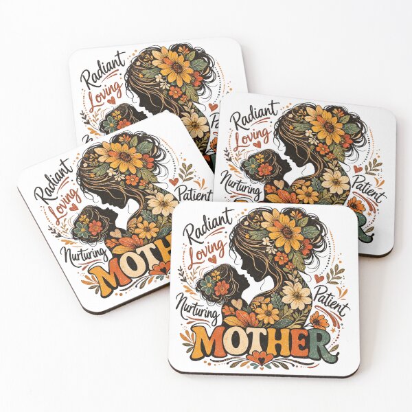 Item preview, Vintage Floral Mother Silhouette – Radiant Loving Nurturing Patient Mom Design – Mother’s Day Gift designed and sold by Ladys-Gents.