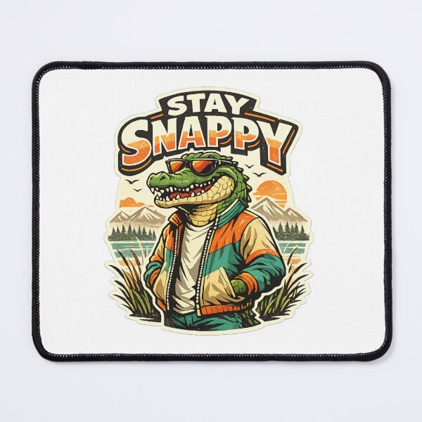 Item preview, Stylish Retro Alligator – Stay Snappy Design designed and sold by rj-avant-garde.