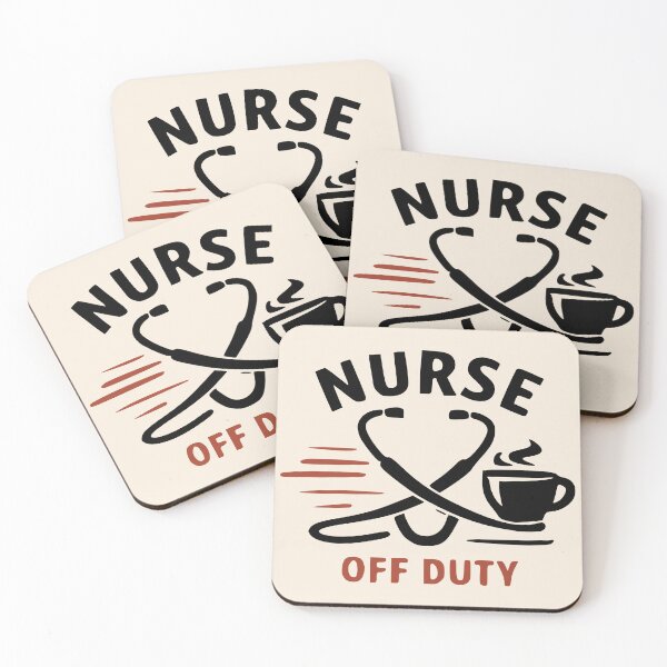 Item preview, Nurse Off Duty Sticker – Funny Nurse Gift – Nurse Insider Joke Funny Quote Sticker – Coffee Lover Humor Design, Chaos Life Aesthetic, Work Hustle Energy Gift designed and sold by VectorJoy.