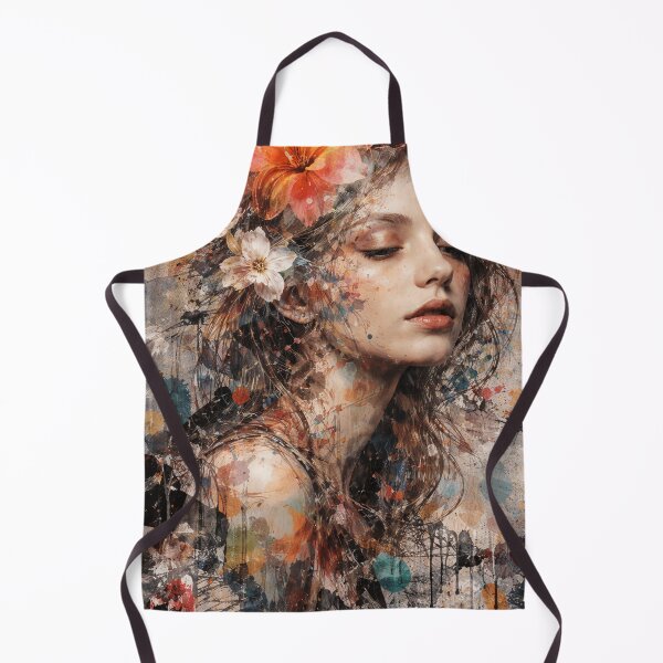 Item preview, Soft Abstract Girl with Flowers designed and sold by kavionest.