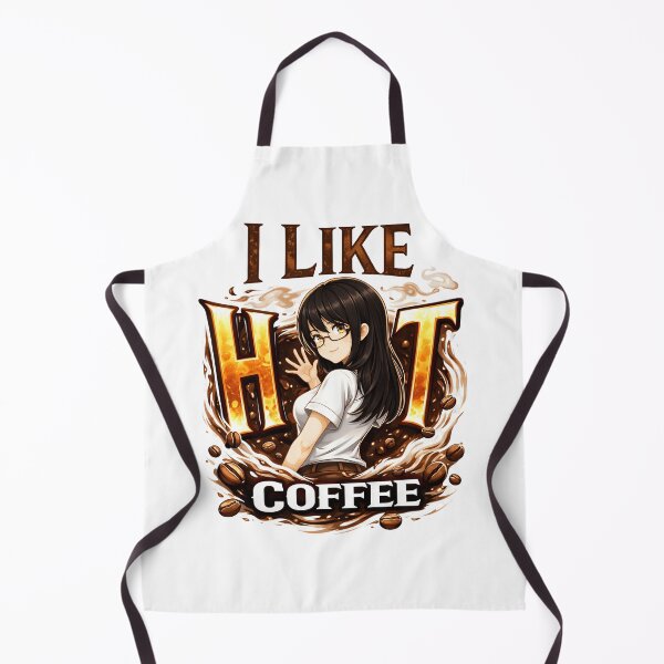 Item preview, Cute Anime Girl with Hot Coffee Illustration in Vibrant Cel Shaded Style designed and sold by Lio-lio.