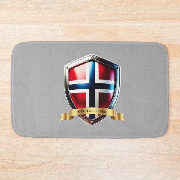 Item preview, Kristoffersen Norway Name & Heritage Shield designed and sold by Highlandkings.