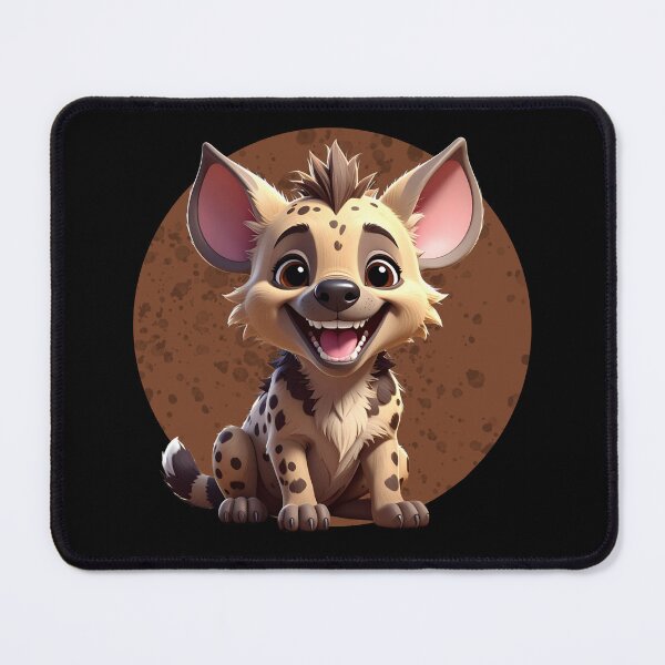Item preview, Cute Baby Hyena – Adorable Laughing Hyena Cartoon Art designed and sold by TripleMoonCrafts.
