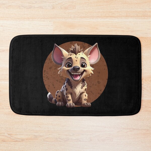 Item preview, Cute Baby Hyena – Adorable Laughing Hyena Cartoon Art designed and sold by TripleMoonCrafts.