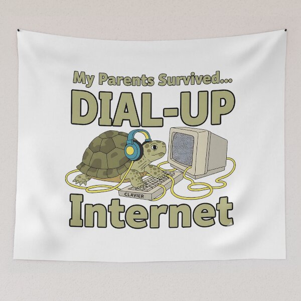 Item preview, retro dial up internet humor my parents survived designed and sold by ArtDesignTp.