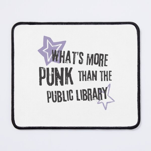 Item preview, what's more punk than the public library (purple decals) designed and sold by zlivy.