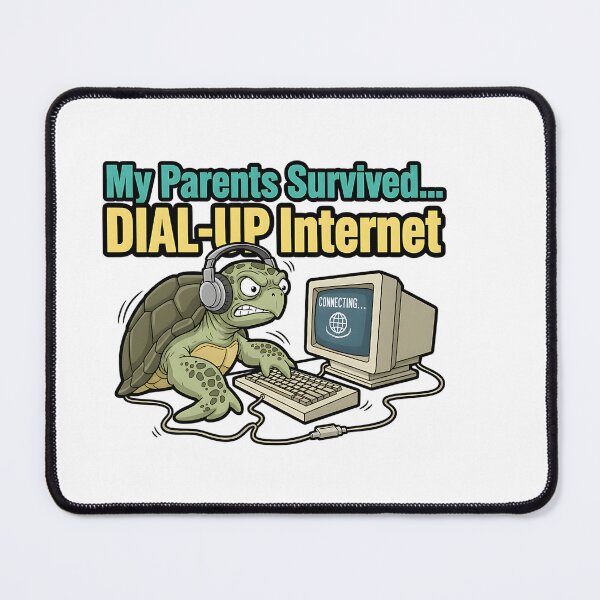 Item preview, dial up internet survivor funny retro sarcasm designed and sold by ArtDesignTp.