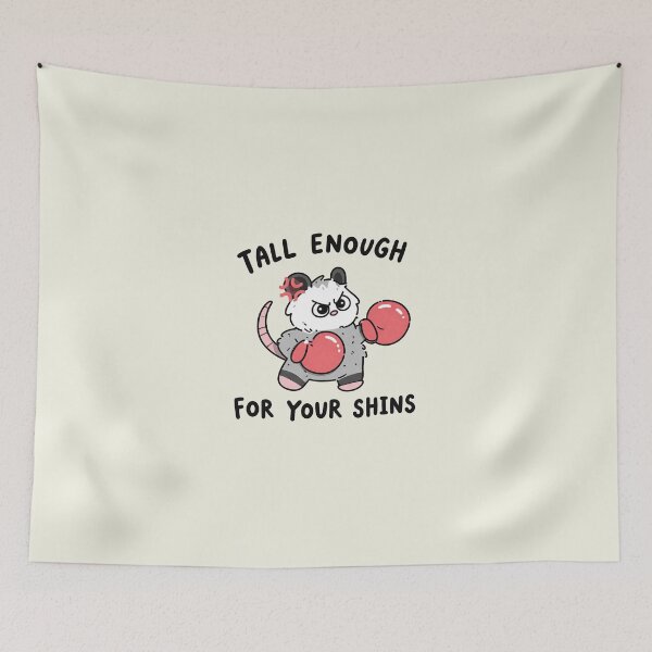 Item preview, Tall Enough For Your Shins, Funny Possum Meme designed and sold by Vonravenn.